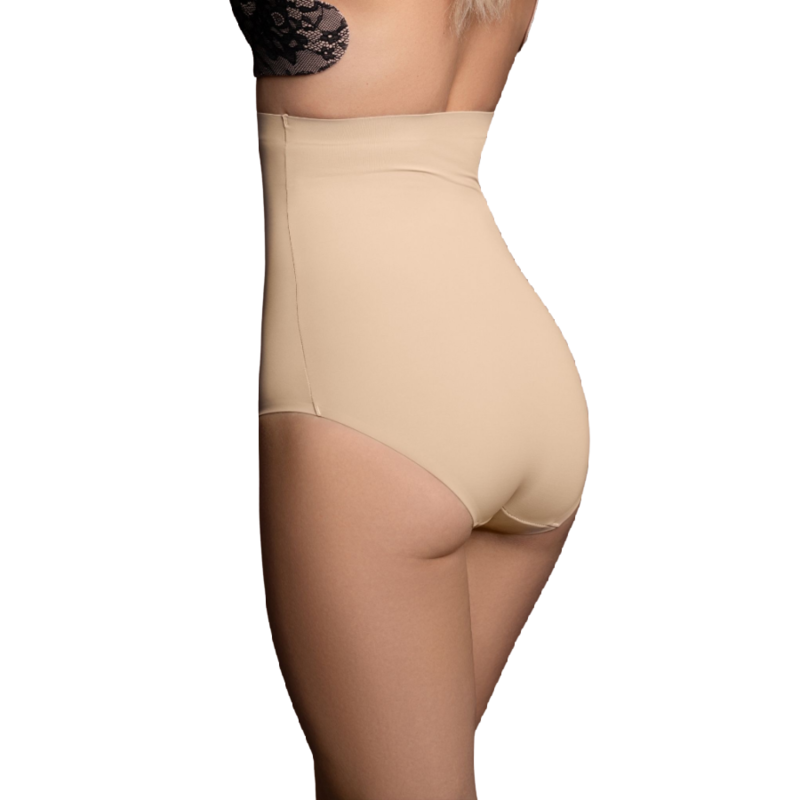 BYE-BRA - BRALETTE SEM COSTURAS ESTILO CUECA BEGE TAMANHO XL