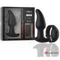 ANBIGUO - VIBRADOR ANAL PLUG COM CONTROLO REMOTO WATCHME COM ROTAÇÃO DE CONTAS AMADEUS