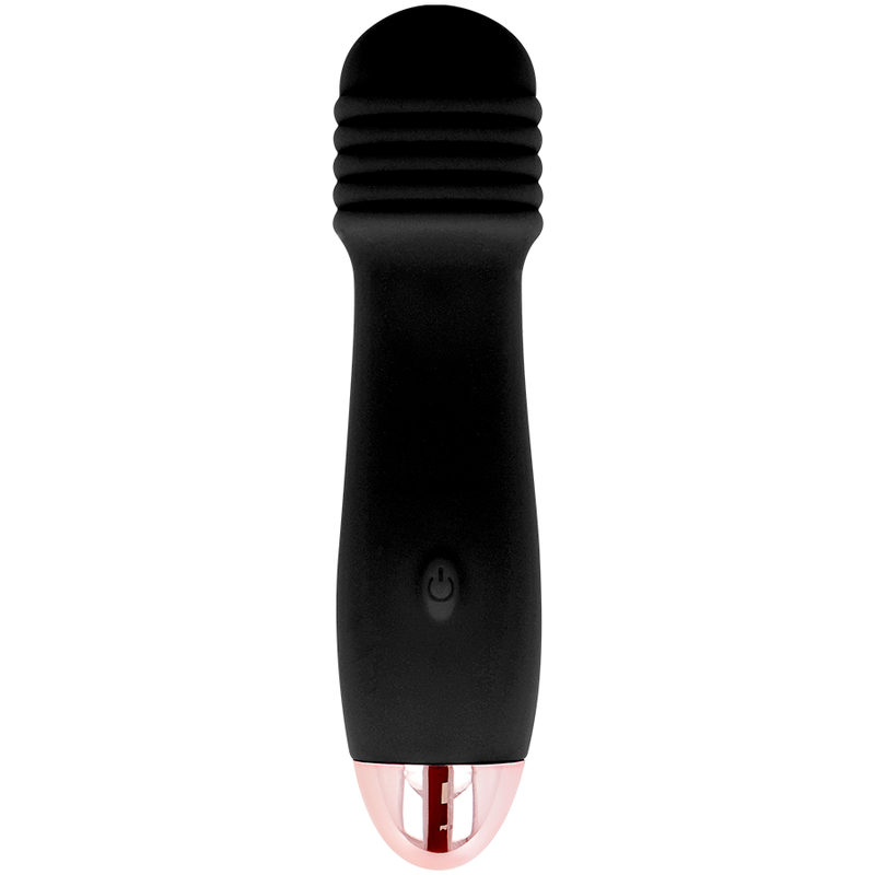 DOLCE VITA - VIBRADOR RECARREGÁVEL PRETO 7 VELOCIDADES