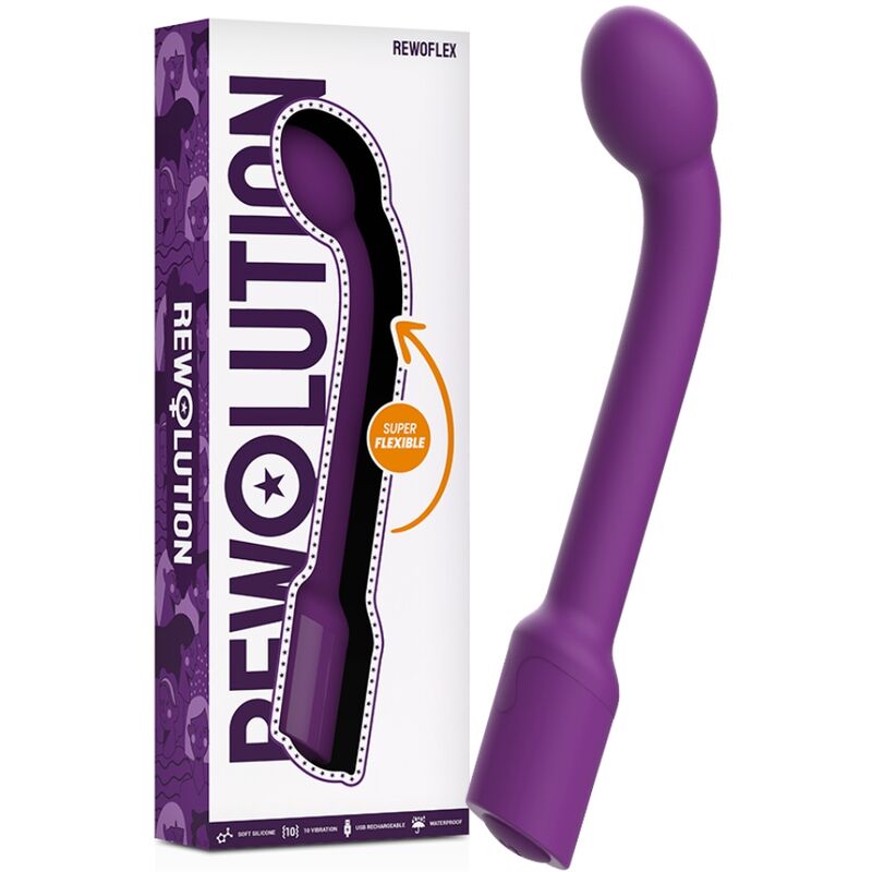 REWOLUTION - REWOFLEX VIBRADOR ESTIMULADOR DE PONTO G FLEXÍVEL