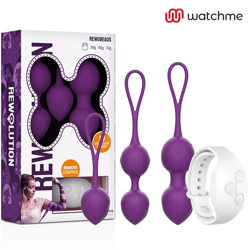 REWOLUTION - REWOBEADS BOLAS VIBRATÓRIAS COM COMANDO À DISTÂNCIA E TECNOLOGIA WATCHME