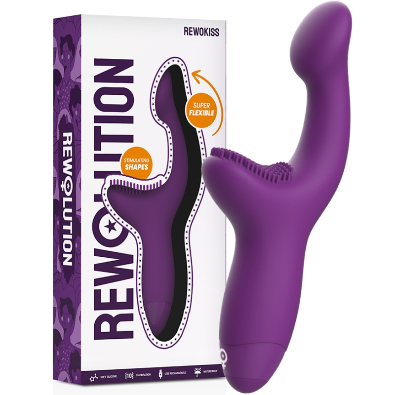 REWOLUTION - REWOKISS VIBRADOR PONTO ESTIMULADOR