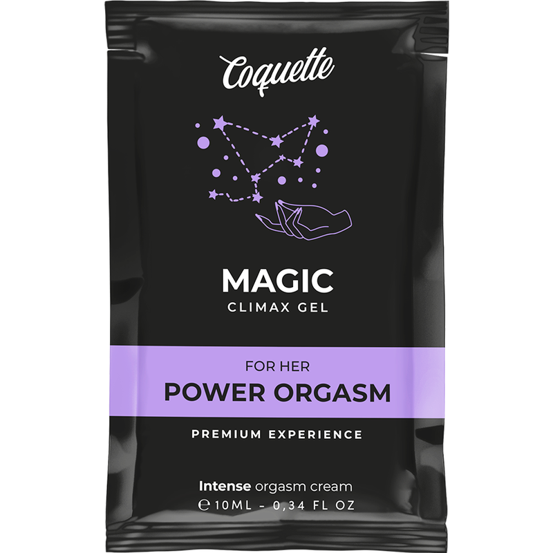 COQUETTE CHIC DESIRE - GEL CLIMAX POCKET MAGIC PARA O SEU GEL INTENSIFICADOR DE ORGASMO 10 ML