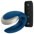 SATISFYER - VIBRADOR DUPLO LOVE LUXURY PARTNER AZUL