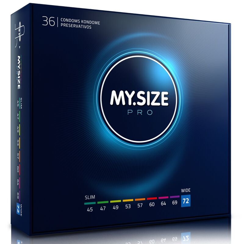 MY SIZE - PRESERVATIVOS PRO 72 MM 36 UNIDADES