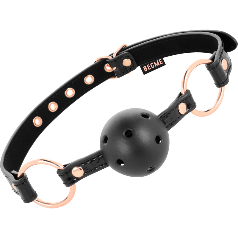 BEGME - BLACK EDITION BALL GAG PELE VEGANA