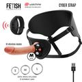 FETISH SUBMISSIVE CYBER STRAP - ARREIOS COM DILDO WATCHME M TECNOLOGIA TELECOMANDADO