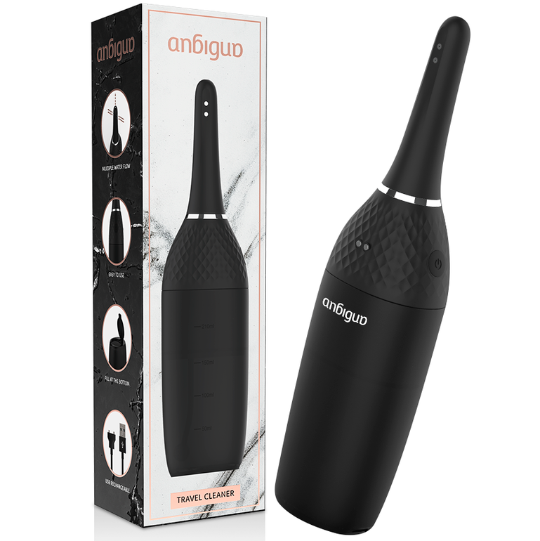 ANBIGUO - LIMPADOR ANAL AUTOMÁTICO ULTIMATE 5 INTENSIDADES