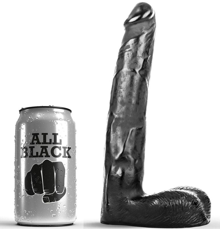 ALL BLACK - DILDO REALISTA 21 CM
