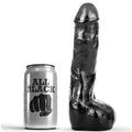 ALL BLACK - PÉNIS ANAL REALISTA 20 CM