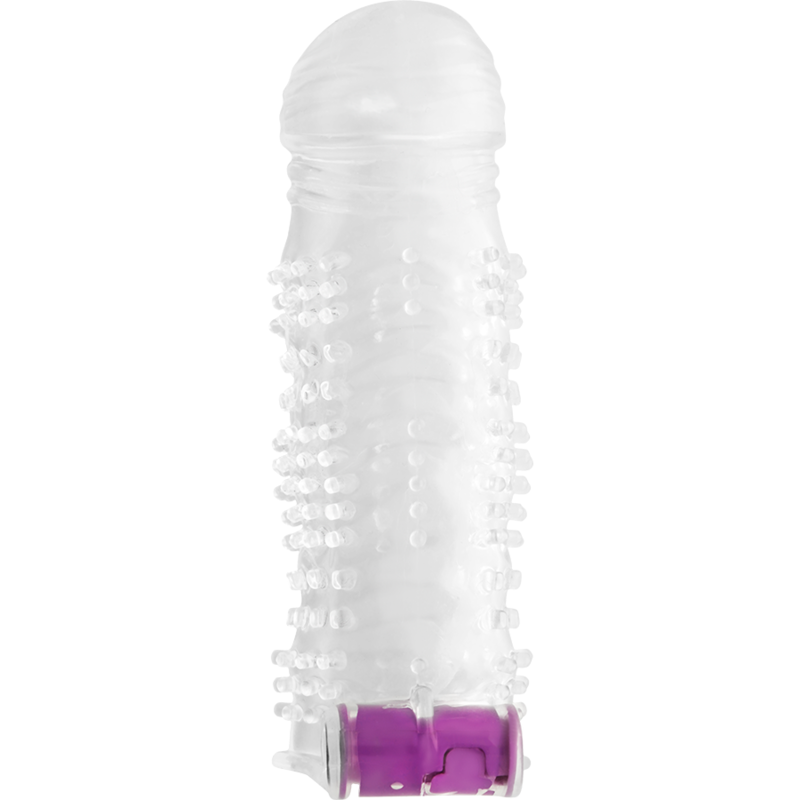 OHMAMA - EXTENSÃO DE PÉNIS TEXTURIZADA COM BALA VIBRATÓRIA