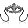OHMAMA - MÁSCARAS MÁSCARA ESTILO VENEZIANO PRATEADO
