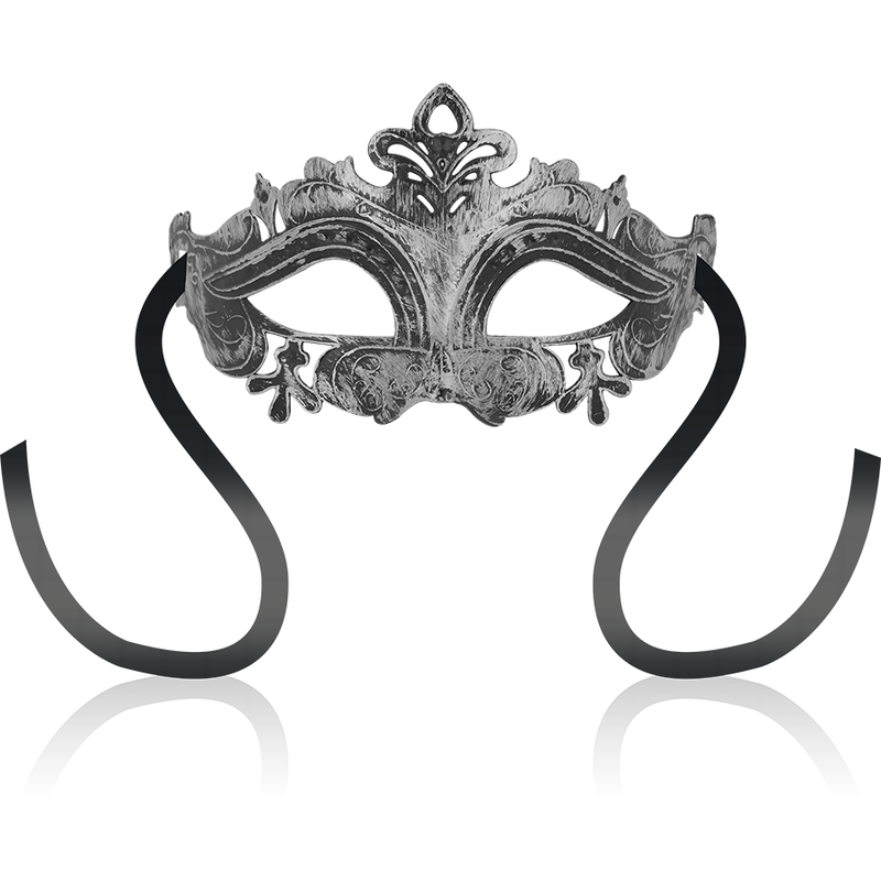 OHMAMA - MÁSCARAS MÁSCARA ESTILO VENEZIANO PRATEADO