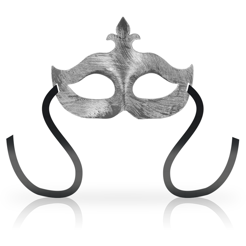 OHMAMA - MÁSCARAS MÁSCARA FLOR DE LIS PRATEADA