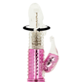 OHMAMA - VIBRADOR COM FUNÇÃO DE ROTAÇÃO E ESTIMULADOR DE CLITÓRIS