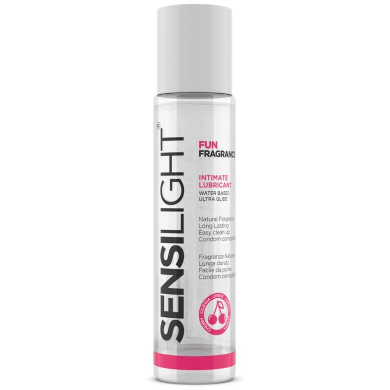 INTIMATELINE - LUBRIFICANTE SENSILIGHT BASE ÁGUA CEREJA 60 ML