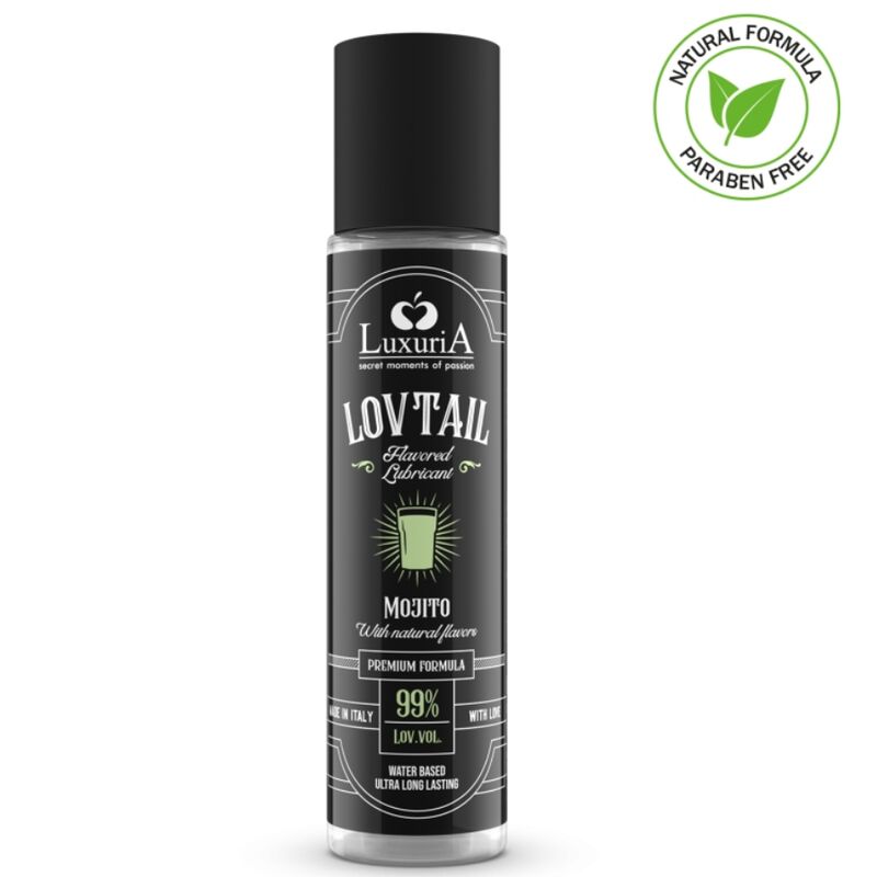 INTIMATELINE - LUBRIFICANTE LOVTAIL À BASE DE ÁGUA LUXURIA MOJITO 60 ML