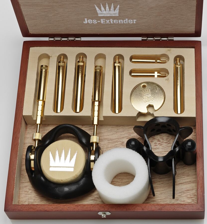 JES-EXTENDER - AUMENTO DO PÉNIS BANHADO A OURO