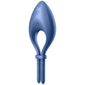 SATISFYER - APLICADOR ANEL VIBRATÓRIO BULLSEYE AZUL