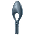 SATISFYER - APLICADOR ANEL VIBRADOR BULLSEYE CINZENTO