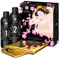 SHUNGA - GEL DE MASSAGEM ERÓTICA ORIENTAL CORPO A CORPO MORANGOS E CAVA