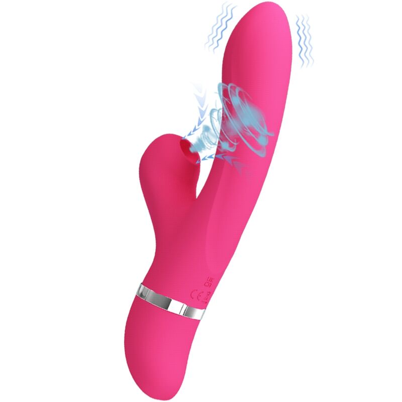 PRETTY LOVE - VIBRADOR E ASPIRAÇÃO WILLOW RABBIT