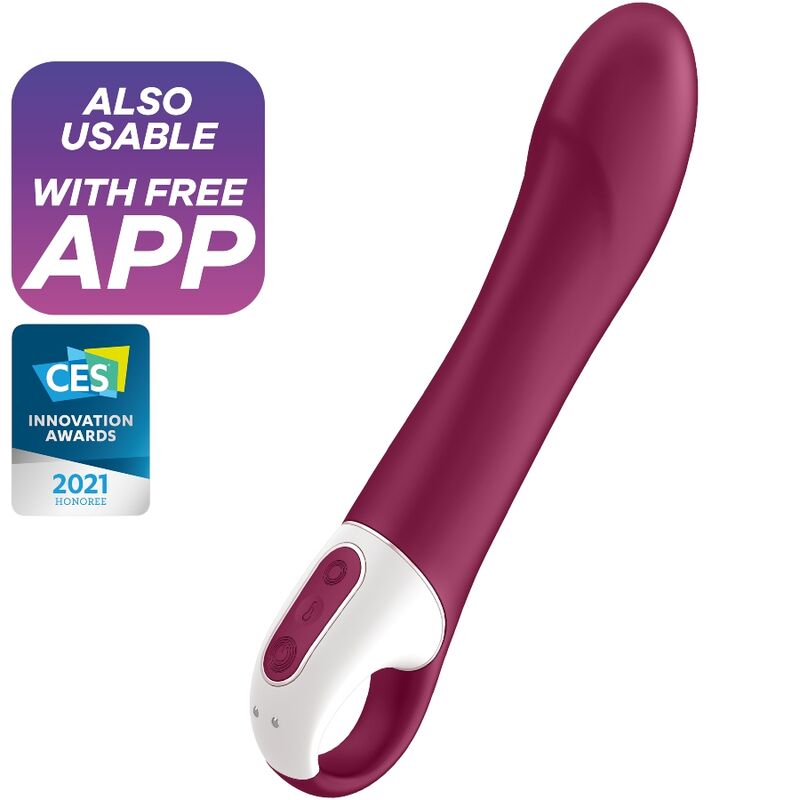 SATISFYER - VIBRADOR BIG HEAT PONTO G