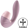SATISFYER - ESTIMULADOR DE PULSO DE AR E VIBRAÇÃO SUPERNOVA ROSA