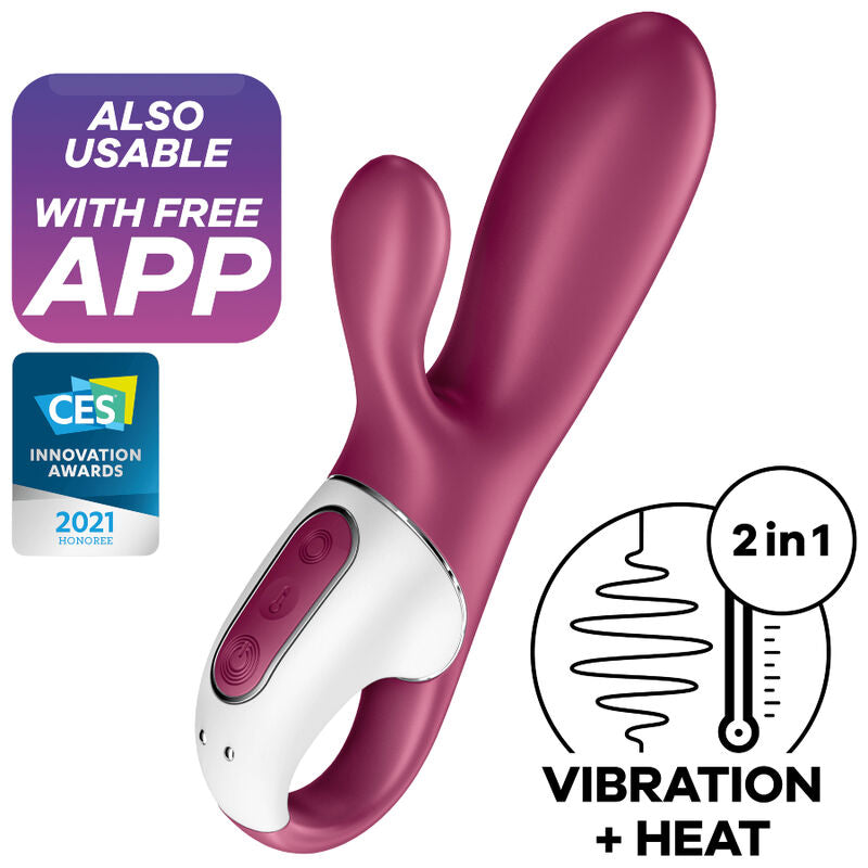 SATISFYER - VIBRADOR PONTO G HOT BUNNY