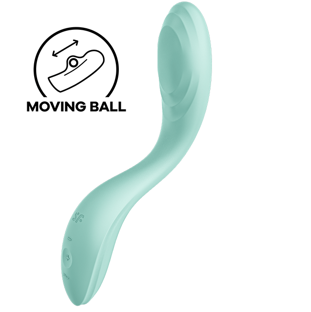 SATISFYER - VIBRADOR PONTO G ROLLING PLEASURE VERDE