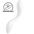 SATISFYER - VIBRADOR SPOT G RRROLLING PRAZER BRANCO