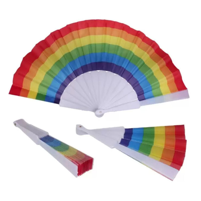 PRIDE - LEQUE DE TECIDO BANDEIRA LGBT