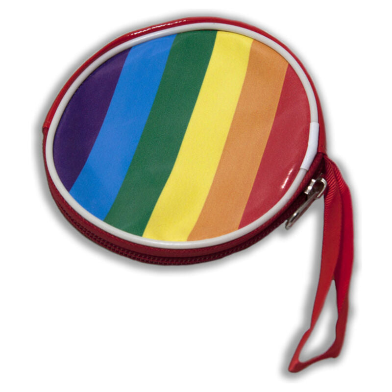 PRIDE - PORTA-MOEDAS REDONDO BANDEIRA LGBT