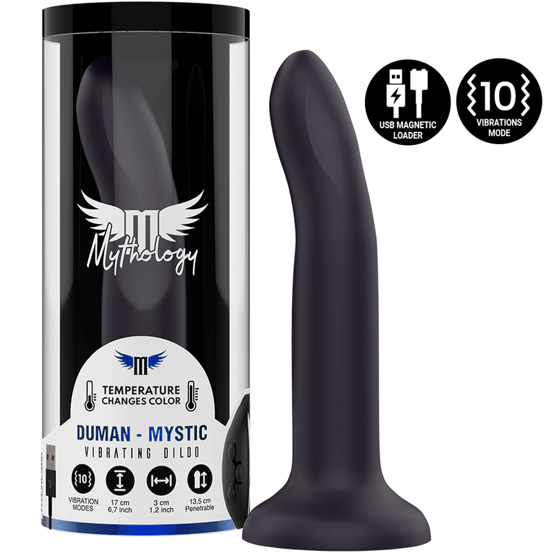MITOLOGIA - DUMAN MYSTIC DILDO M - VIBRADOR COMPATÍVEL COM TECNOLOGIA SEM FIOS WATCHME