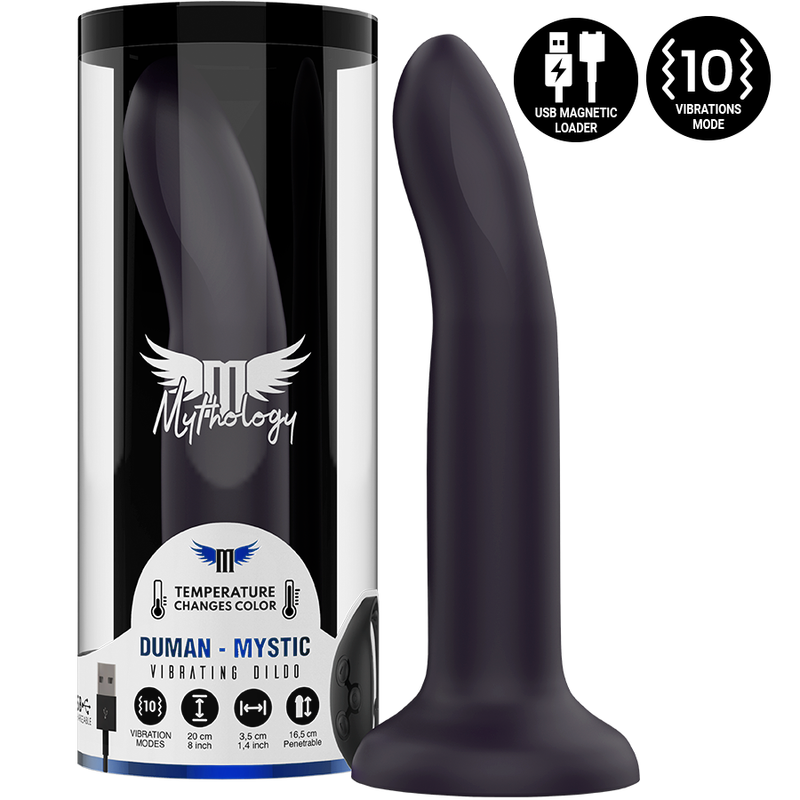 MITOLOGIA - DUMAN DILDO MÍSTICO L - VIBRADOR COMPATÍVEL COM TECNOLOGIA SEM FIOS WATCHME