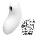 SATISFYER - ESTIMULADOR E VIBRADOR DE ONDAS DE AR VULVA LOVER 2 BRANCO