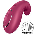 SATISFYER - VIBRADOR POSER DIPPING DELIGHT VERMELHO
