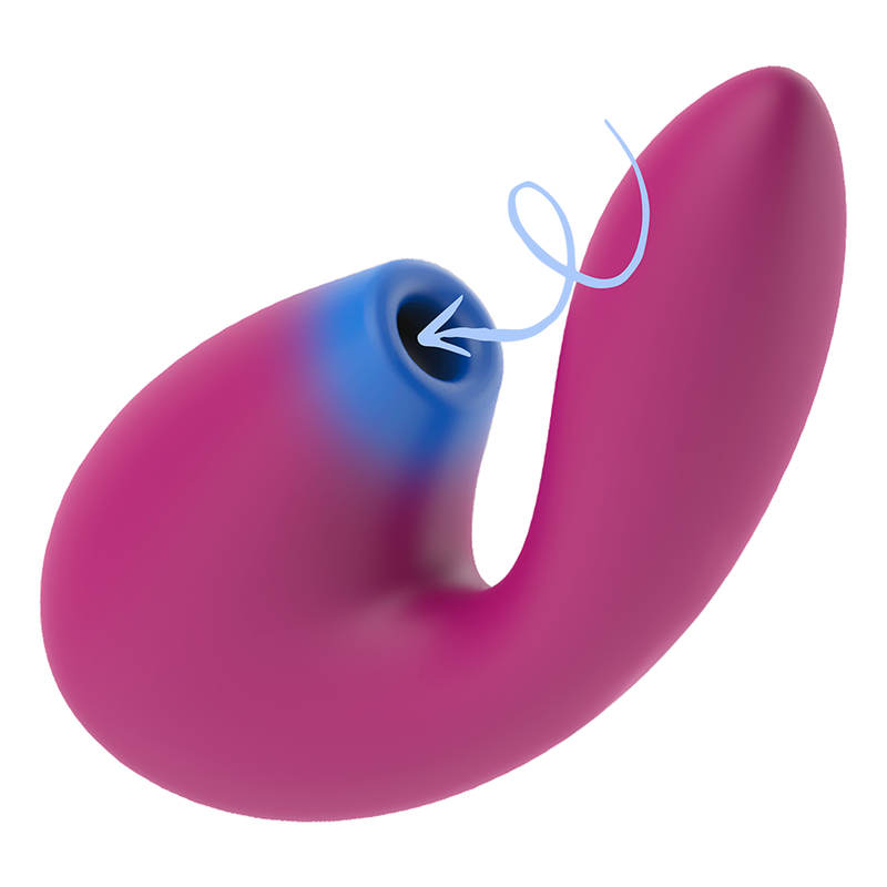 COVERME - ASPIRADOR DE CLÍTORIS E VIBRADOR POTENTE PARA O PONTO G