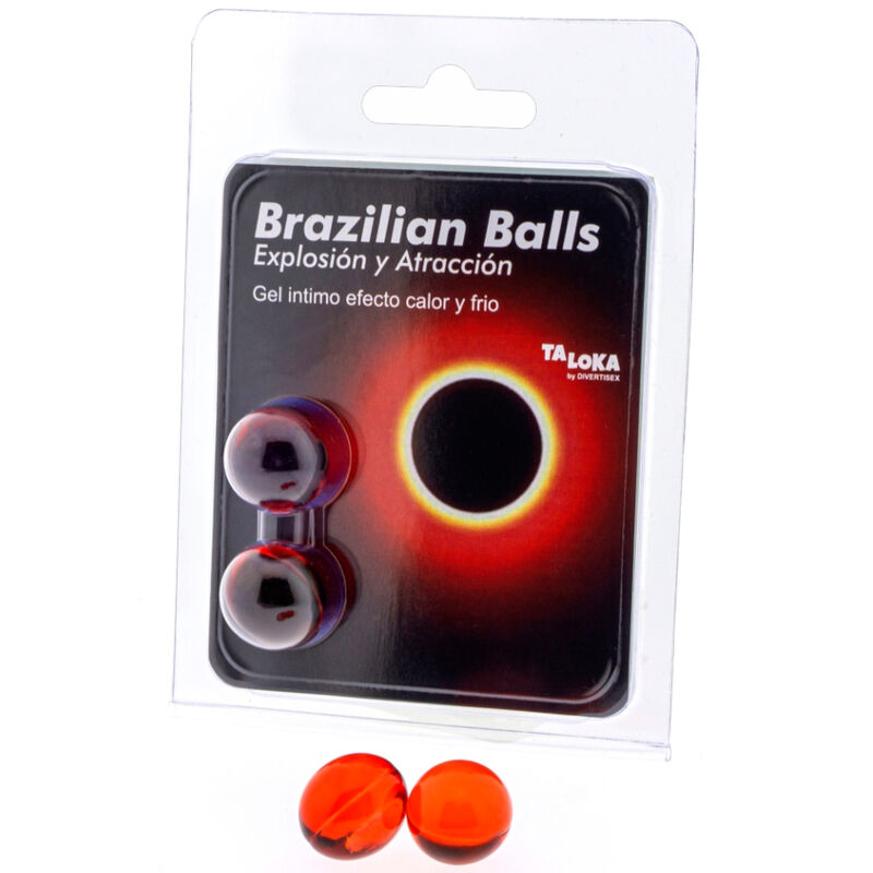 TALOKA - 2 BOLAS BRASILEIRAS GEL EXCITANTE EFEITO QUENTE & FRIO