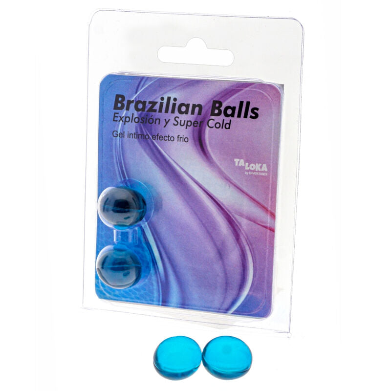 TALOKA - 2 BOLAS BRASILEIRAS GEL EXCITANTE EFEITO FRIO