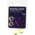 TALOKA - 2 BOLAS BRASILEIRAS VIBRATÓRIAS E GEL EXCITANTE COM EFEITO DE CHOQUE