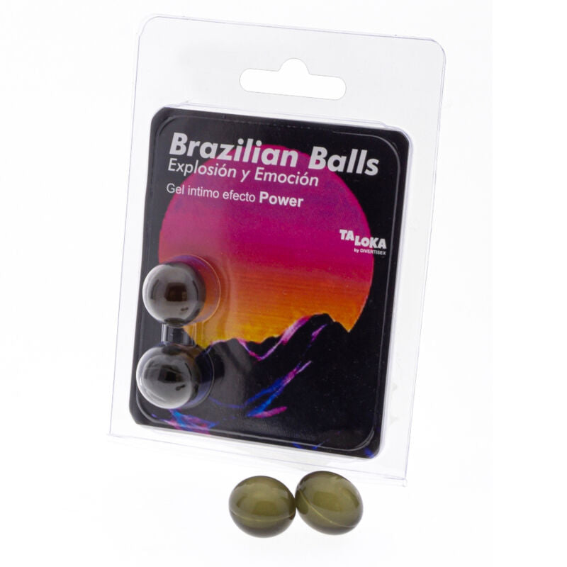 TALOKA - 2 BALAS BRASILEIRAS GEL EXCITANTE EFEITO POTENTE