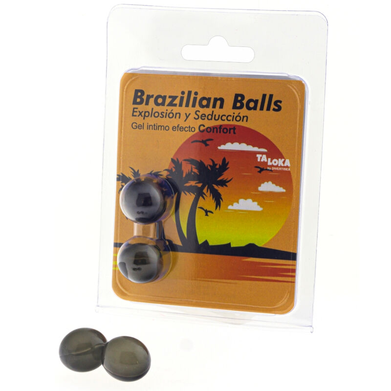 TALOKA - 2 BOLAS BRASILEIRAS GEL EXCITANTE EFEITO CONFORTO