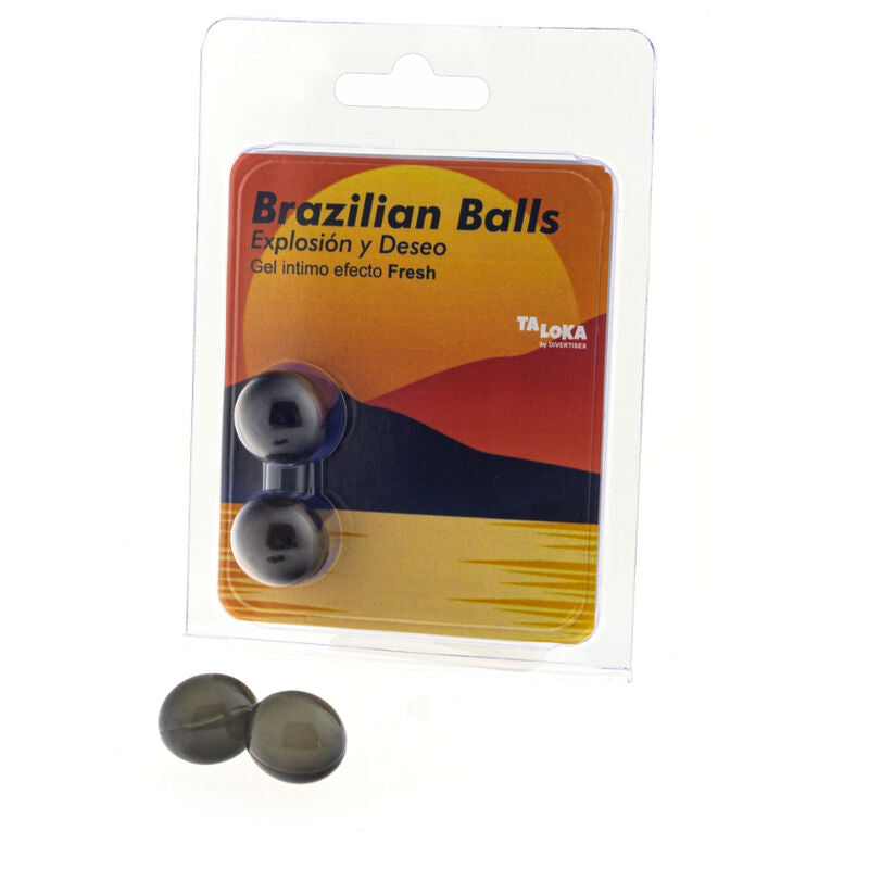 TALOKA - 2 BOLAS BRASILEIRAS GEL EXCITANTE EFEITO FRESCO