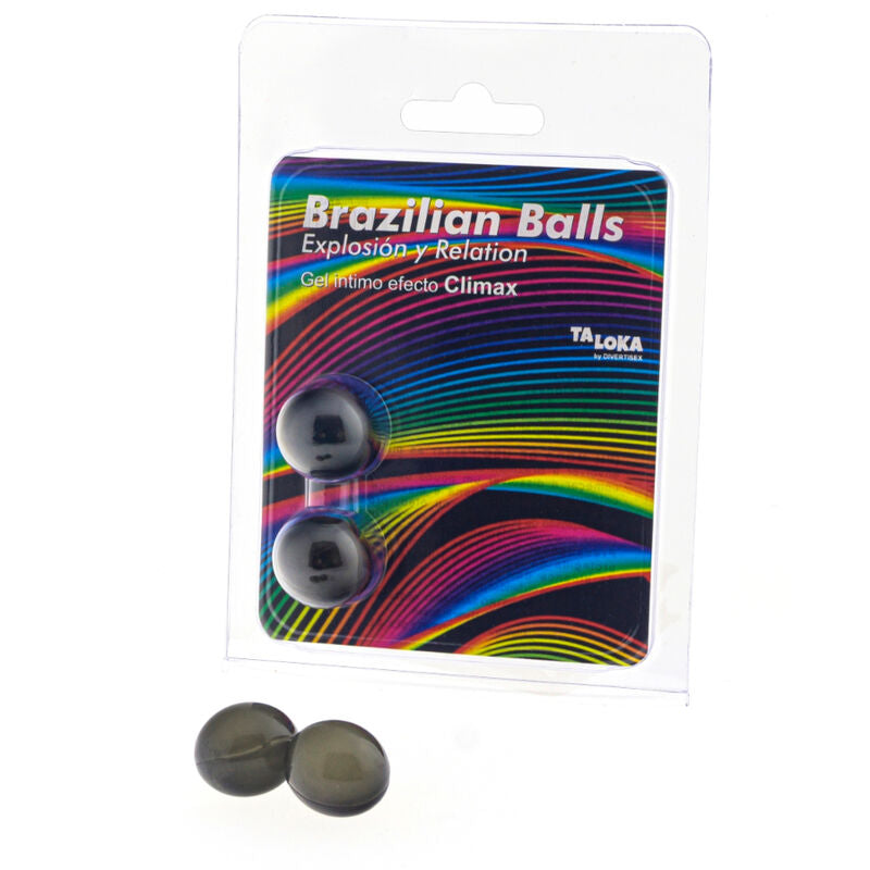 TALOKA - 2 BOLAS BRASILEIRAS GEL EXCITANTE EFEITO CLÍMAX