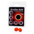 TALOKA - 5 BOLAS BRASILEIRAS GEL EXCITANTE EFEITO QUENTE E FRIO