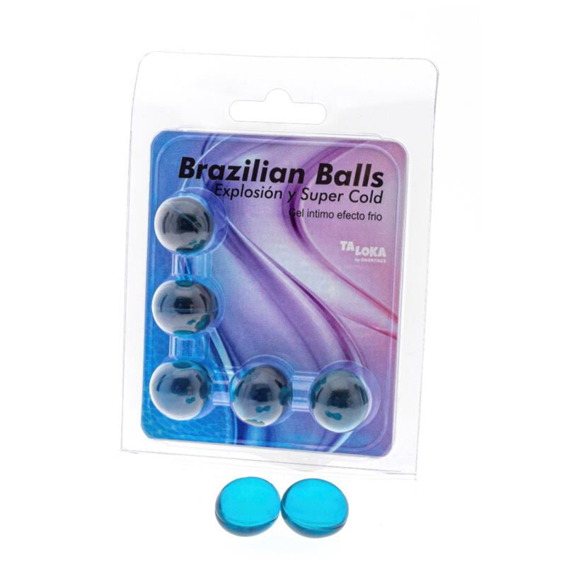 TALOKA - 5 BOLAS BRASILEIRAS GEL EXCITANTE EFEITO FRIO