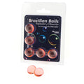 TALOKA - 5 BOLAS BRASILEIRAS GEL EXCITANTE EFEITO VIBRATÓRIO