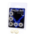 TALOKA - 5 BOLAS BRASILEIRAS GEL EXCITANTE EFEITO FRIO & VIBRAÇÃO