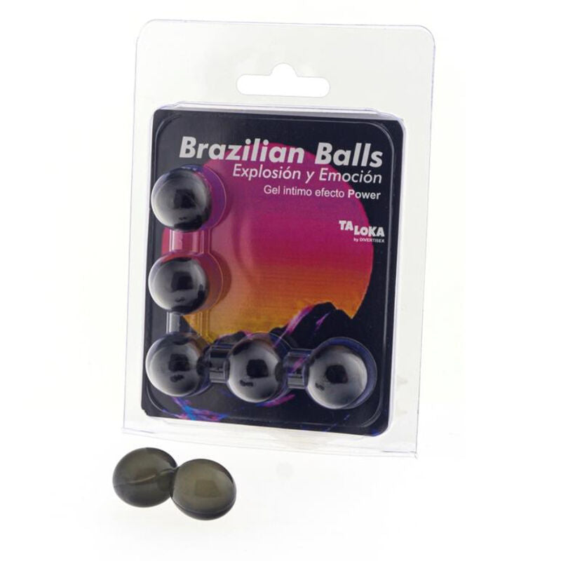 TALOKA - 5 BOLAS BRASILEIRAS GEL EXCITANTE EFEITO POTENTE